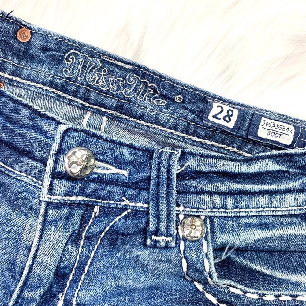 🚫SOLD! 👖I•MISS ME•I Light Wash Boot Cut 28x34 👖 - Picture 7 of 8